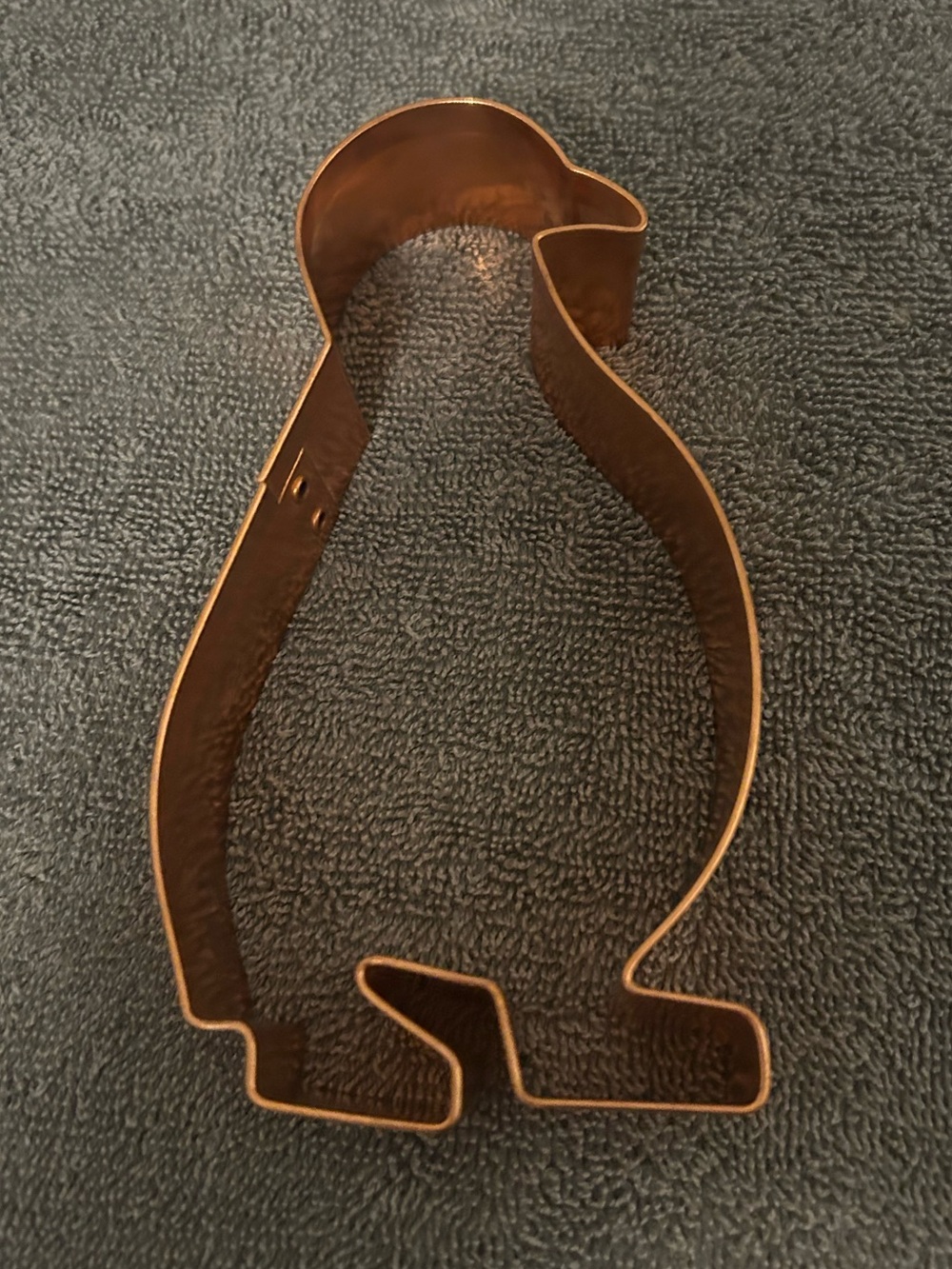 Copper Penguin Cookie Cutter
